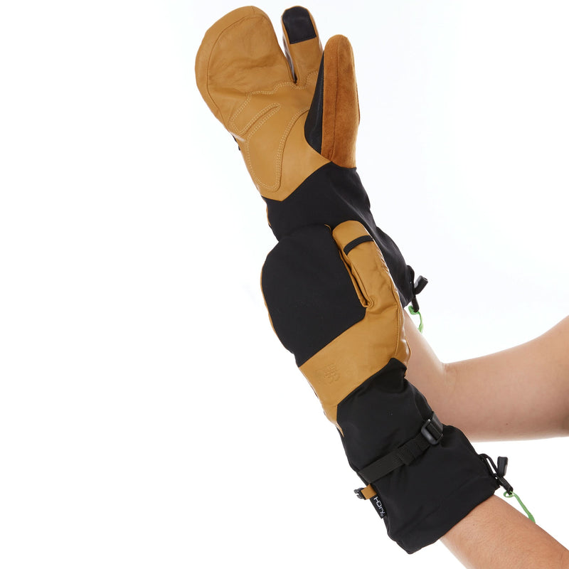 Load image into Gallery viewer, WoolTek Three Finger Waterproof Ski Gloves

