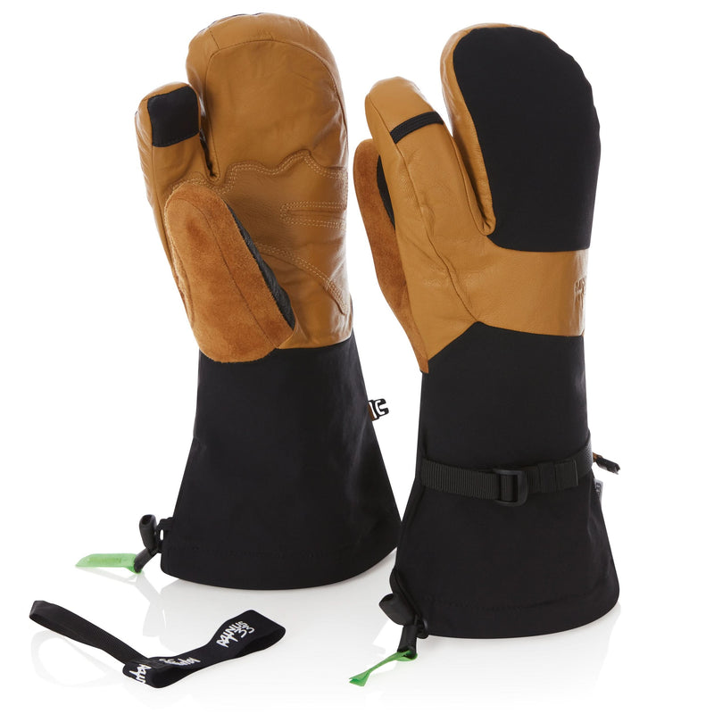 Load image into Gallery viewer, WoolTek Three Finger Waterproof Ski Gloves

