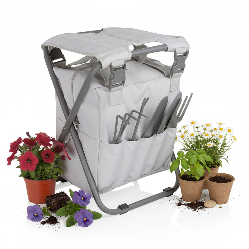 Load image into Gallery viewer, Gardener 2.0 Folding Seat with Tools
