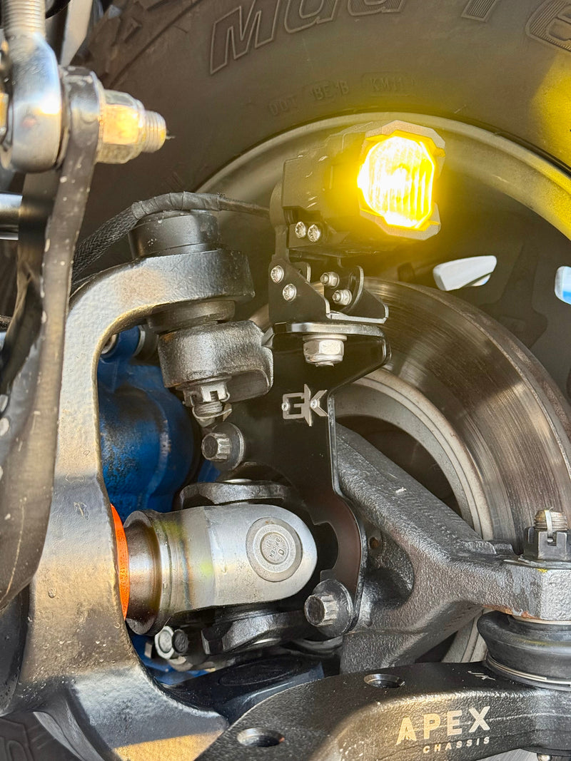 Load image into Gallery viewer, Jeep WJ Grand Cherokee Steerable Knuckle Pod Light Mounts (1999-2004)
