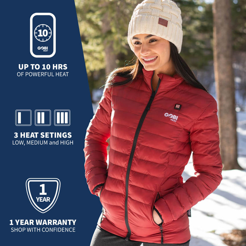 Load image into Gallery viewer, Wolf Womens Heated Jacket
