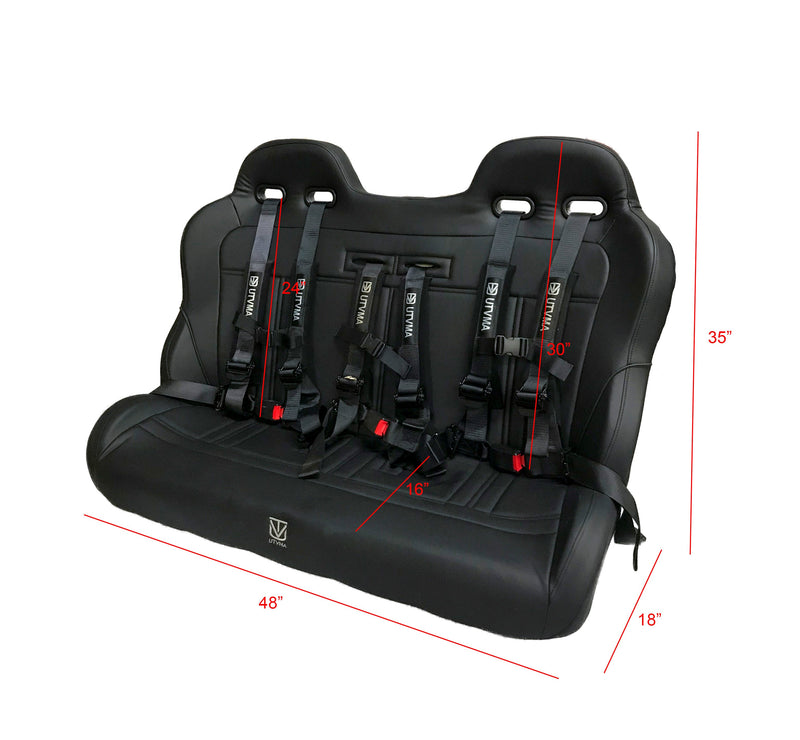 Load image into Gallery viewer, Wolverine RMAX 4 Rear Bench Seat (2021-2024)
