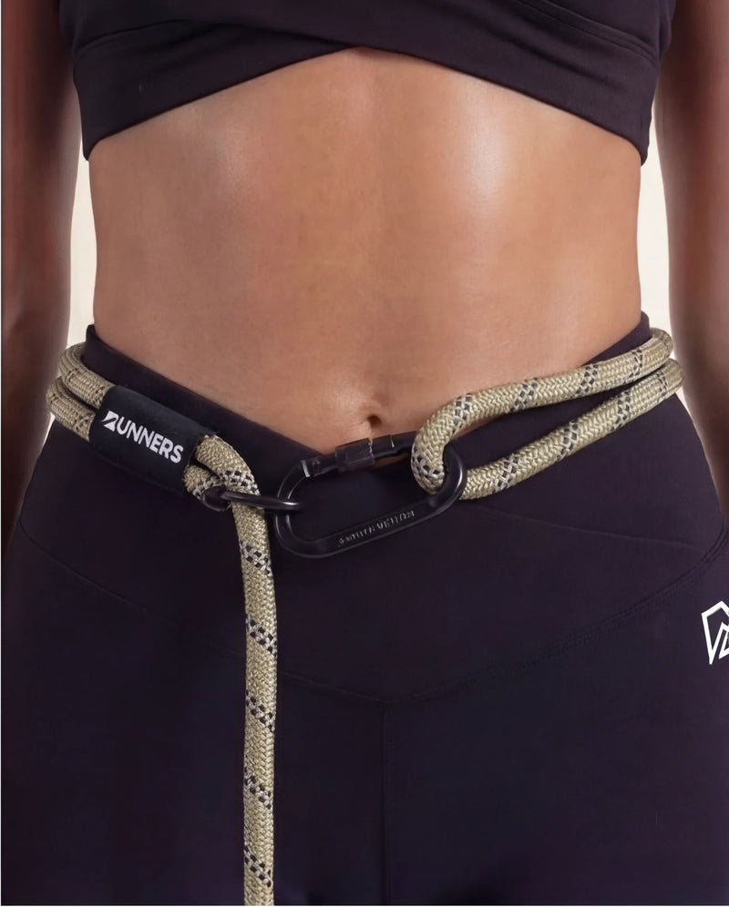 Load image into Gallery viewer, Olive Green Runners Hands-Free Dog Leash
