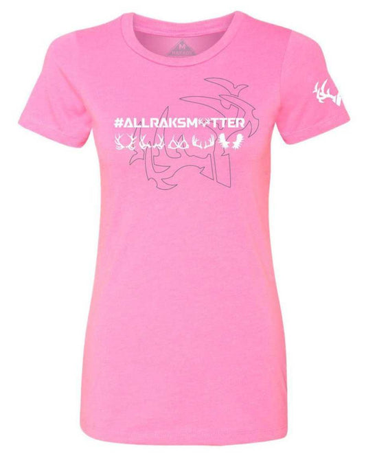 Womens All Raks Matter ™ Boobies Pink - Skoutley Outdoors LLC