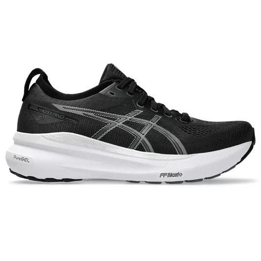 Women's Asics Gel-Kayano 31, Black/Pure Silver, 10.5 B Medium - Skoutley Outdoors LLC