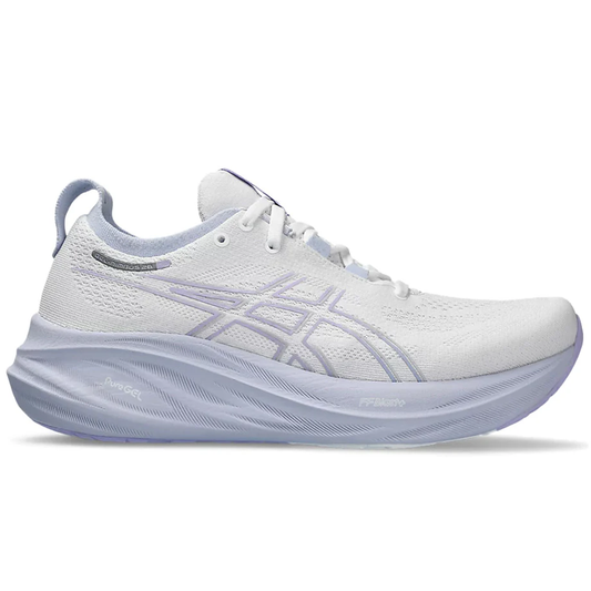 Women's Asics Gel-Nimbus 26, White/Fresh Air, 5 B Medium - Skoutley Outdoors LLC