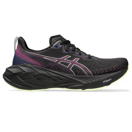 Women's Asics Novablast 4, Black/Blue Expanse, 9 B Medium - Skoutley Outdoors LLC