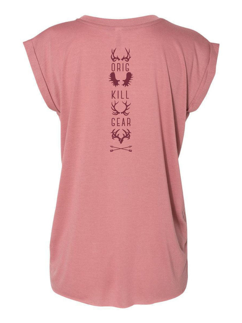 Load image into Gallery viewer, Womens Crisscross Flowy Muscle Tee
