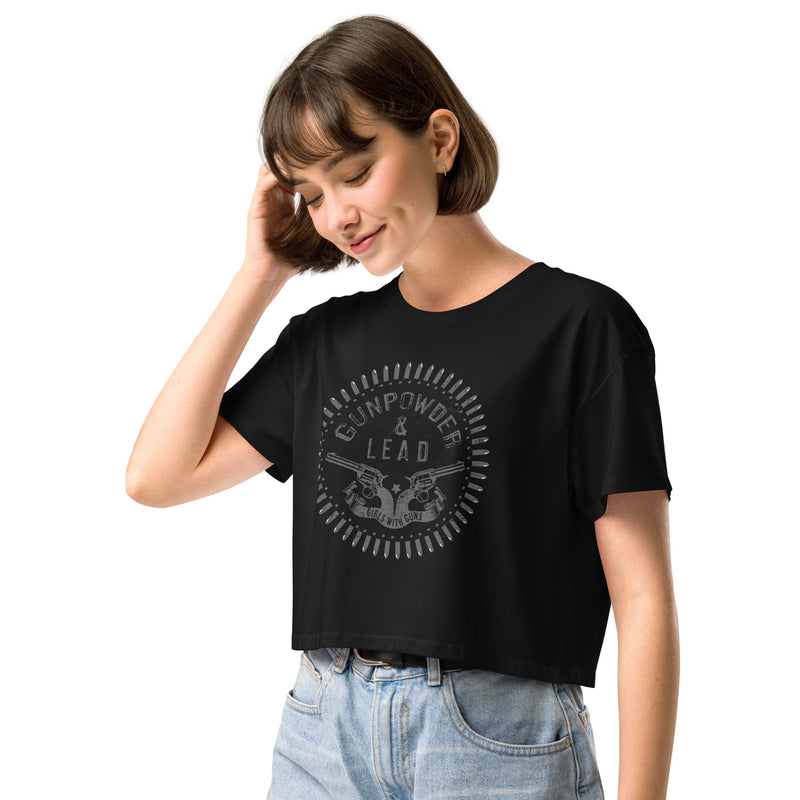 Load image into Gallery viewer, Gunpowder and Lead | Women’s Crop Top
