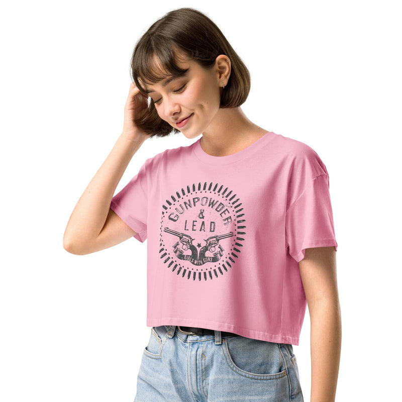 Load image into Gallery viewer, Gunpowder and Lead | Women’s Crop Top
