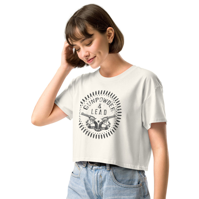 Load image into Gallery viewer, Gunpowder and Lead | Women’s Crop Top
