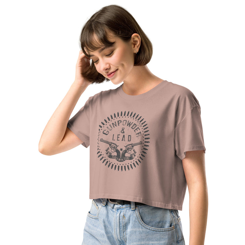 Load image into Gallery viewer, Gunpowder and Lead | Women’s Crop Top
