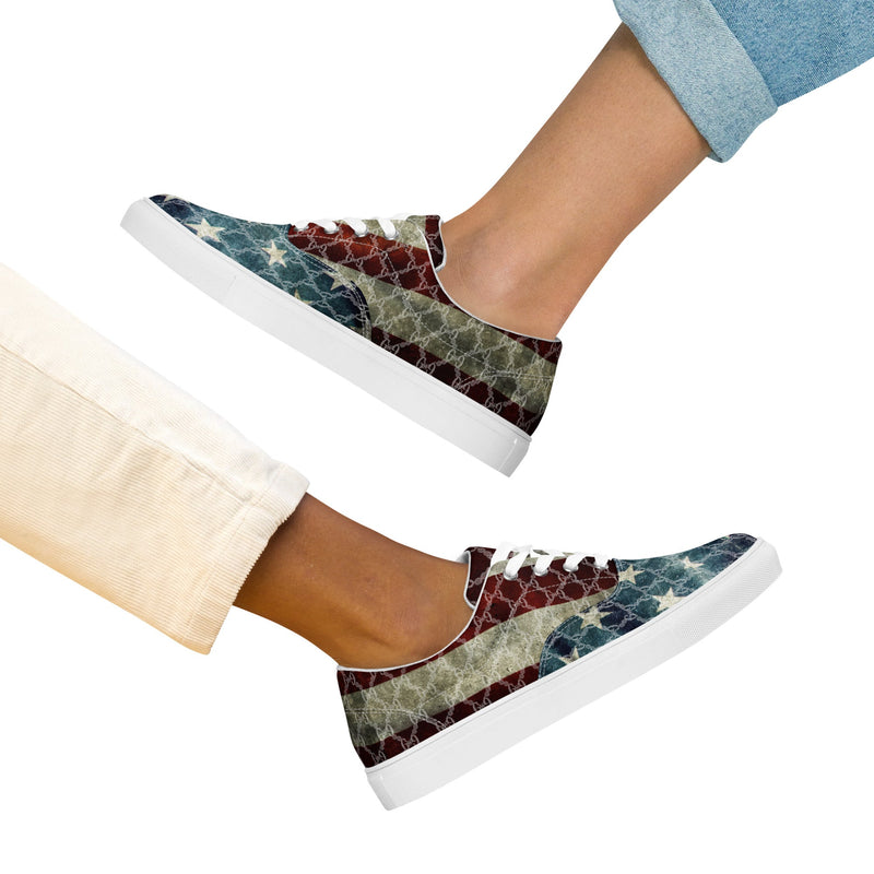 Load image into Gallery viewer, Liberty Lace-up Canvas Shoes
