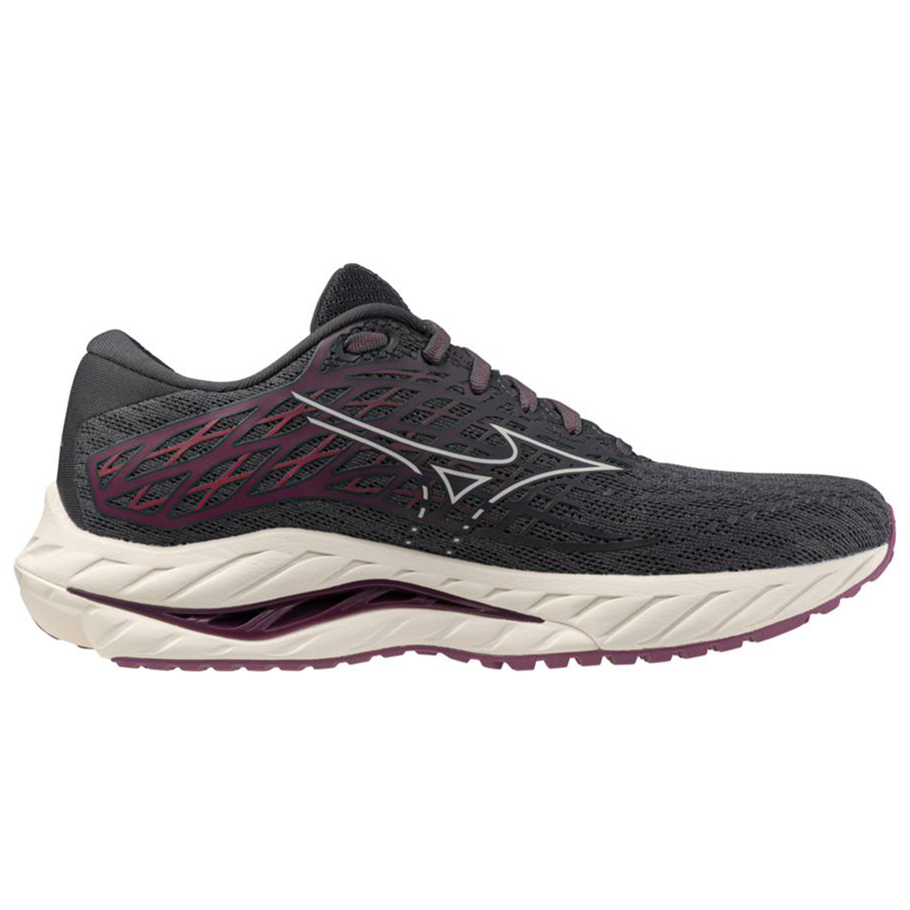 Women's Mizuno Wave Inspire 20, Ebony/White Sand, 12 B Medium - Skoutley Outdoors LLC