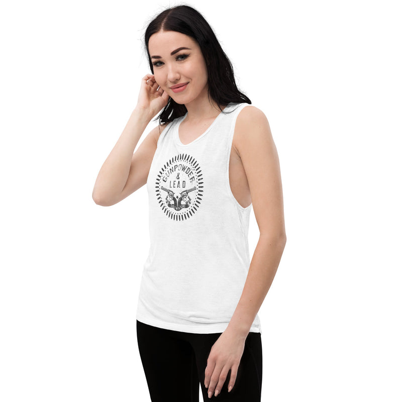 Load image into Gallery viewer, Gunpowder and Lead | Ladies’ Muscle Tank
