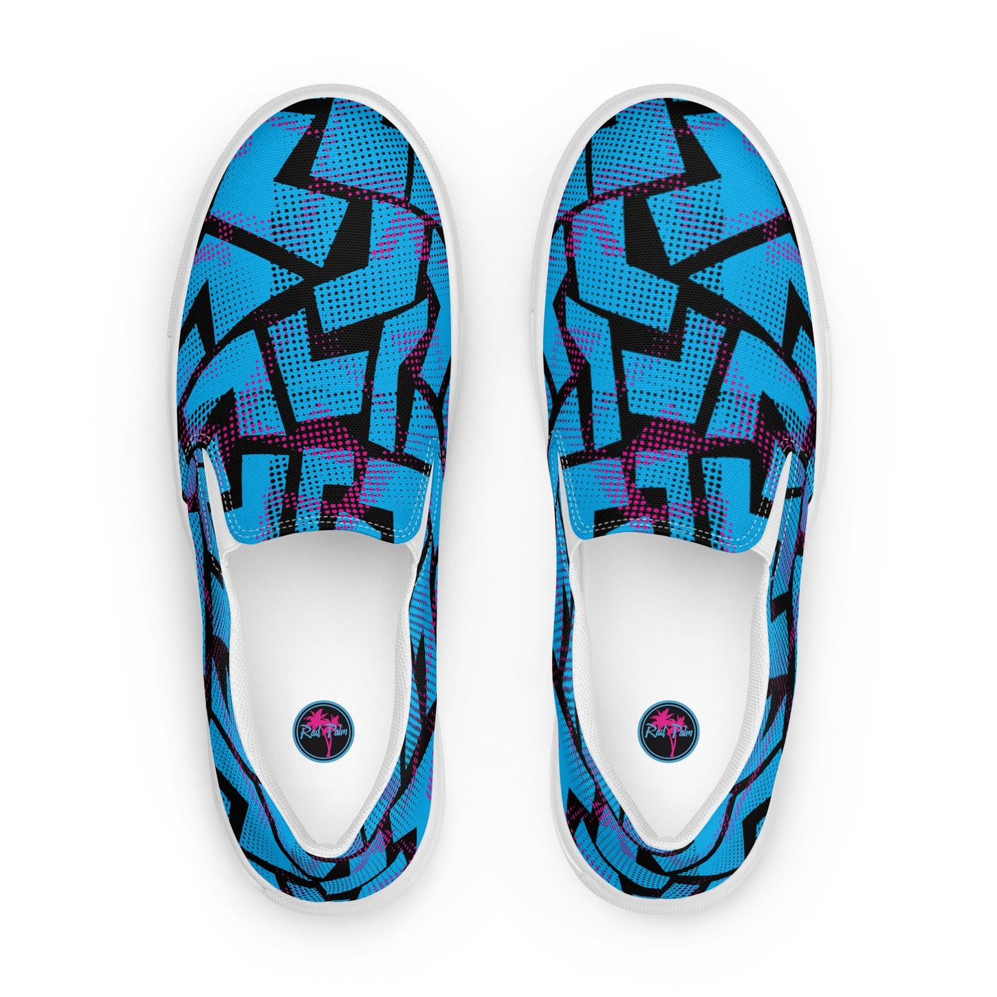 Rad Palm 2023 Blue Women’s Slip-On Canvas Shoes