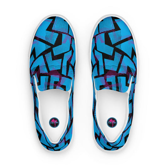 Rad Palm 2023 Blue Women’s Slip-On Canvas Shoes