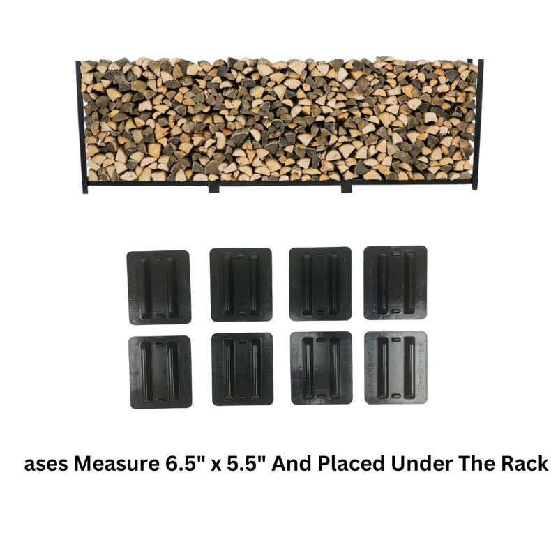 Load image into Gallery viewer, 12 ft Firewood Rack  Holds 3/4 Cord  Woodhaven
