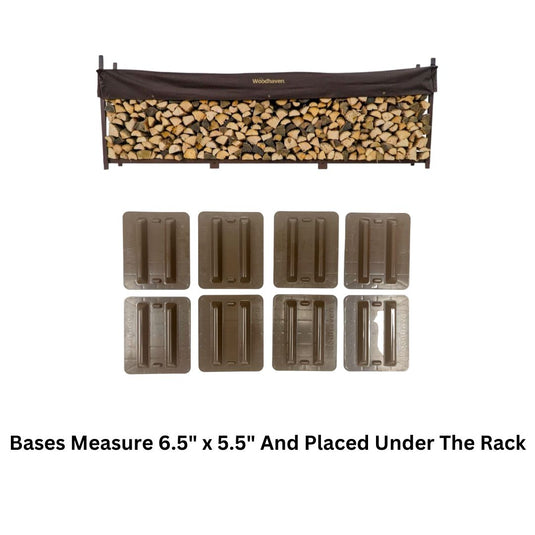 12 ft Firewood Rack  Holds 3/4 Cord  Woodhaven