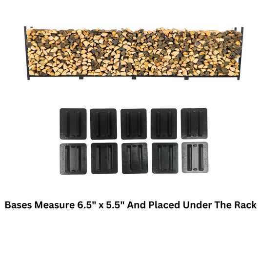 16 ft Firewood Rack   Holds 1 Full Cord Woodhaven