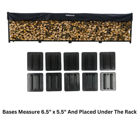16 ft Firewood Rack   Holds 1 Full Cord Woodhaven