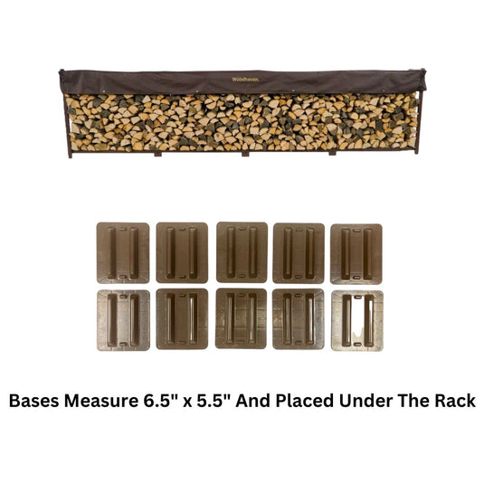 16 ft Firewood Rack   Holds 1 Full Cord Woodhaven