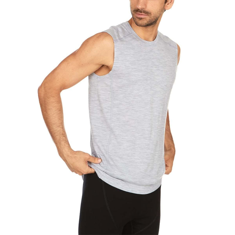 Load image into Gallery viewer, Microweight Men's Wool Sleeveless Tank Top - Woolverino
