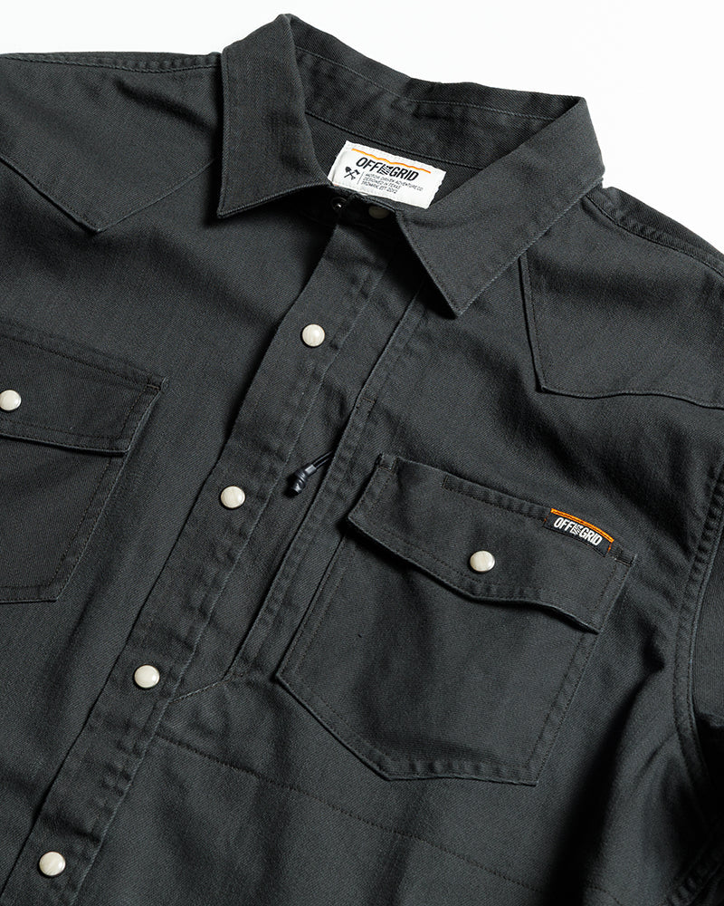 Load image into Gallery viewer, Earl Denim Shirt - Vintage Black
