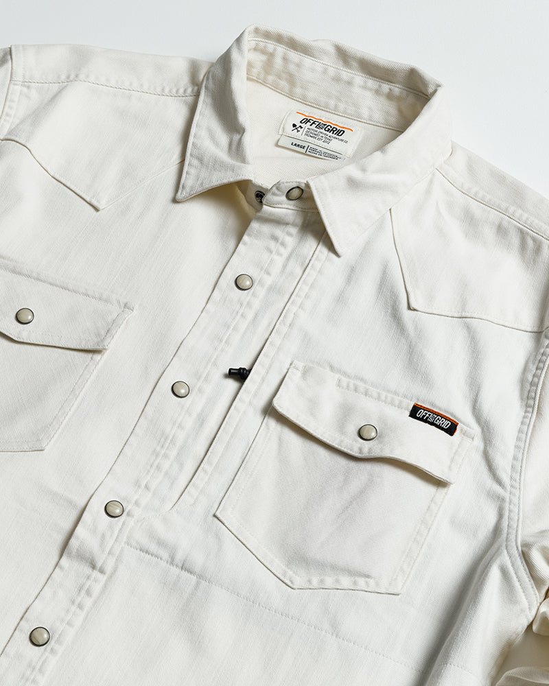 Load image into Gallery viewer, Earl Denim Shirt - Natural

