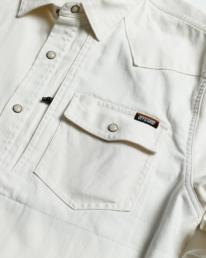 Load image into Gallery viewer, Earl Denim Shirt - Natural
