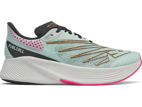 Women's New Balance FuelCell RC Elite v2, Pale Blue Chill/Deep Violet, 7.5 B Medium - Skoutley Outdoors LLC