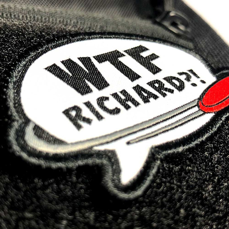 Load image into Gallery viewer, WTF Richard?! Disc Golf Patch - Hook And Loop
