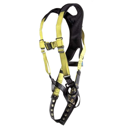 Full Body Harness w/ X-Pad, 3 D-Rings, & Chest Quick Release