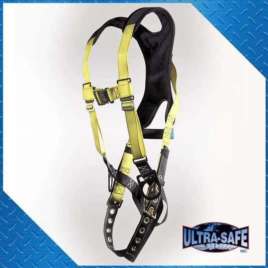 Full Body Harness w/ X-Pad, 3 D-Rings, & Chest Quick Release