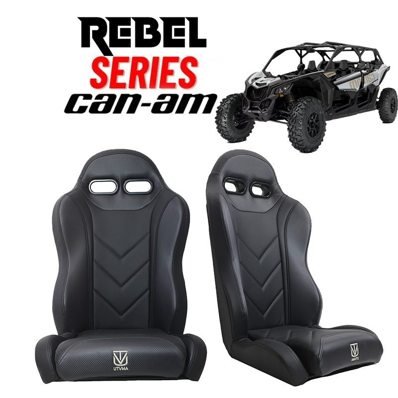 Load image into Gallery viewer, &quot;Rebel&quot; Series Pair of Front Suspension Bucket Seats Maverick X3 2 or 4 Seater (2017-2025)
