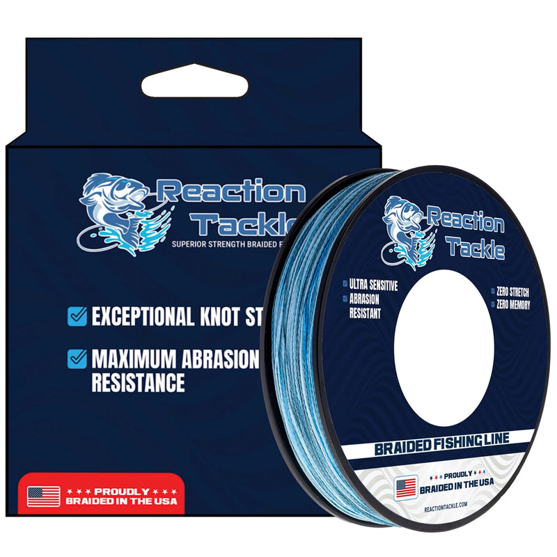 Load image into Gallery viewer, Reaction Tackle BRAIDED IN THE USA Fishing Line - X4
