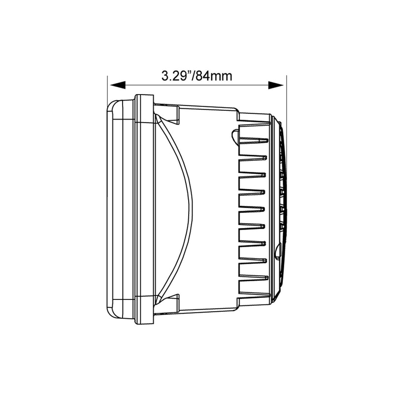 Load image into Gallery viewer, 4x6" VX Series LED Headlight Kit - Chrome | Amber Halo
