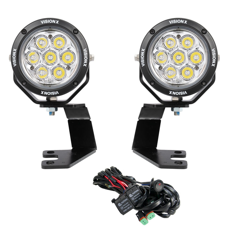 Load image into Gallery viewer, 2010-2023 Toyota 4-Runner A-Pillar Mounts with 4.7" CG2 Light Cannon
