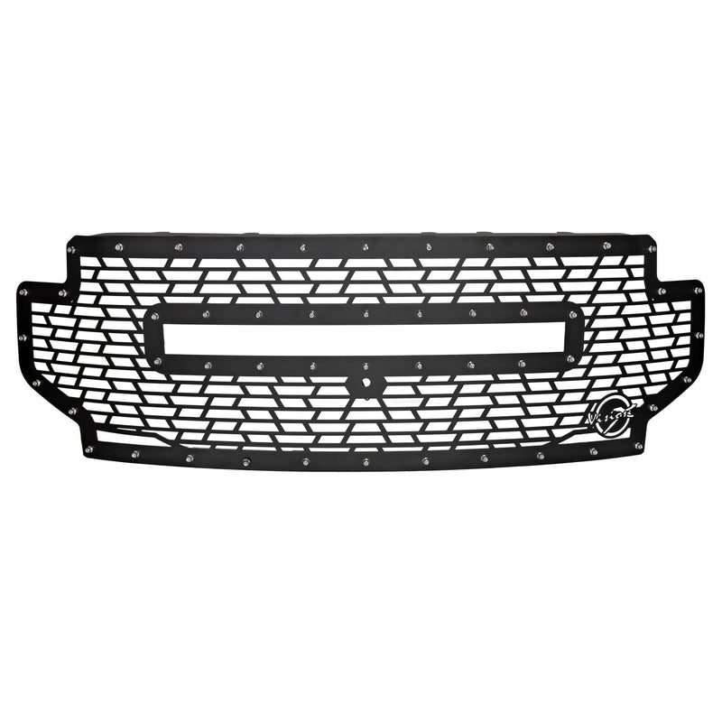 Load image into Gallery viewer, 2020+ Ford Superduty Light Bar Grille (with XPL Curved Light Bar)
