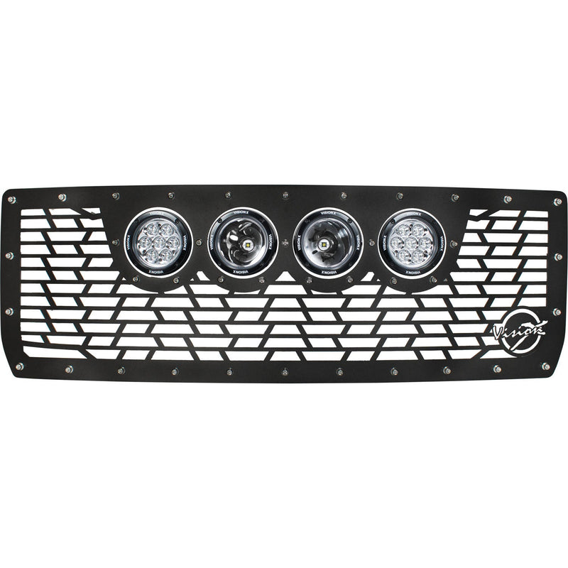 Load image into Gallery viewer, 2014-2015 Chevy Silverado 1500 Cannon CG2 Grille with 4 CG2 4.5" Lights (2 Optic 2 Reflectors)
