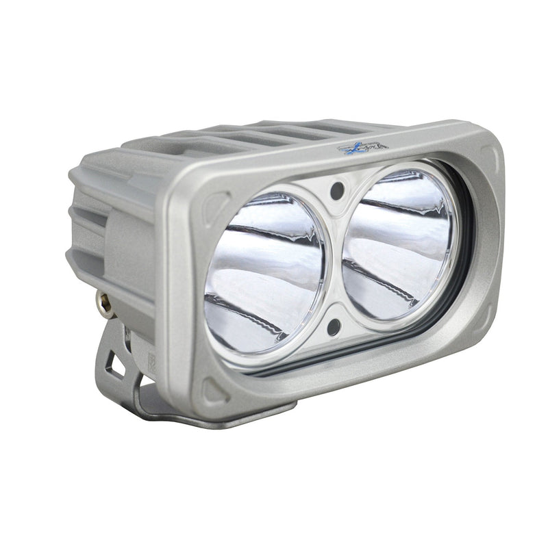 Load image into Gallery viewer, 6? Silver Optimus Dual 10° Beam LED Light

