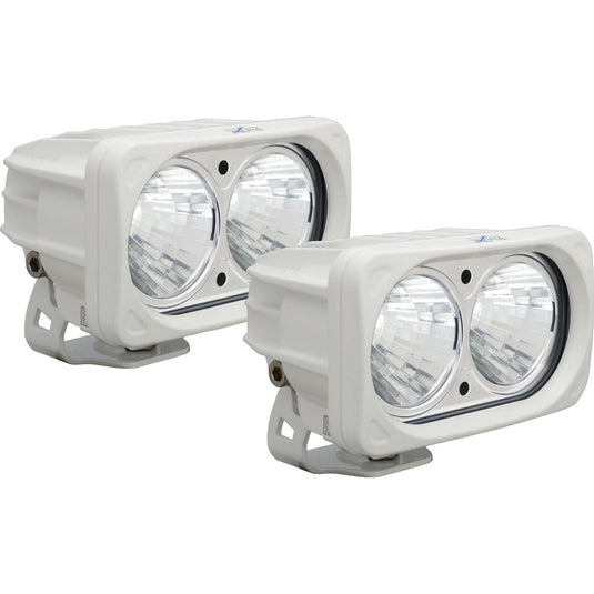 6? White Optimus Dual 20° Beam LED Light Kit