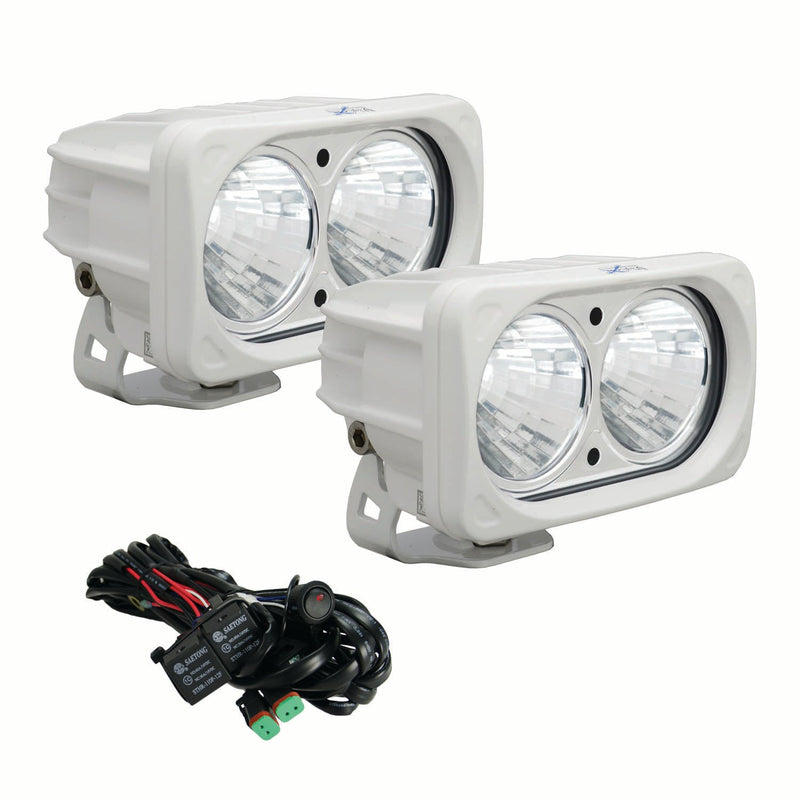 Load image into Gallery viewer, 6? White Optimus Dual 20° Beam LED Light Kit
