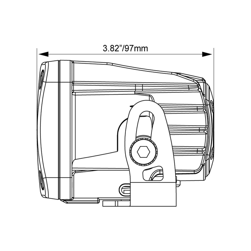 Load image into Gallery viewer, 3" Optimus Square 10º Beam LED Light
