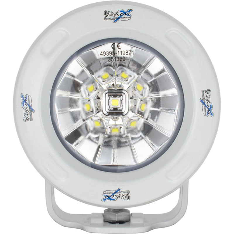 Load image into Gallery viewer, 3.7" White Optimus Round 60º Beam LED Light
