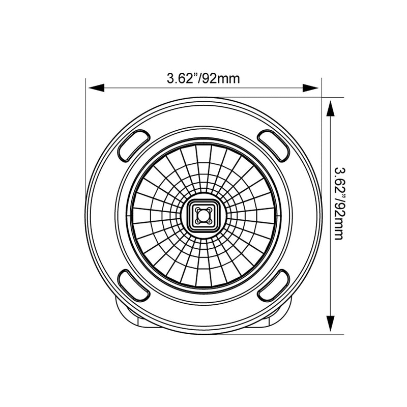 Load image into Gallery viewer, 3.7" Optimus Round 15º Beam with White Halo LED Light Kit
