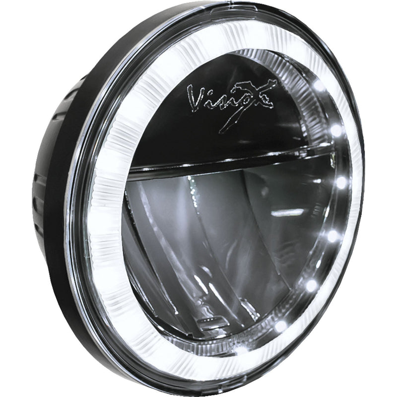 Load image into Gallery viewer, XMC 4.5" LED Passing Lamp Halo Upgrade Kit | Black Chrome
