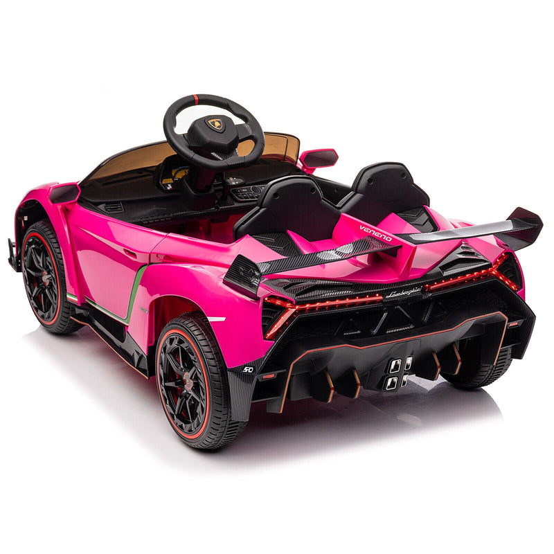 Load image into Gallery viewer, XMX615B Lamborghini Poison 12V Dual Drive Sports Car in Rose Red
