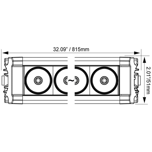 2016-2023 Toyota Tacoma Bumper Light Bar Kit