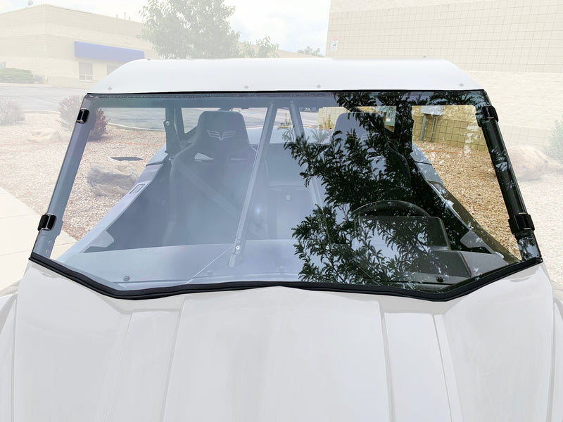 Load image into Gallery viewer, Wildcat XX Full Polycarbonate Windshield with Quick Straps
